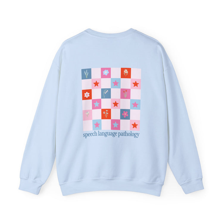 bloom in speech flowers crewneck
