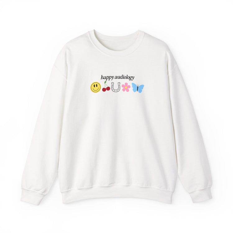happy audiology crewneck