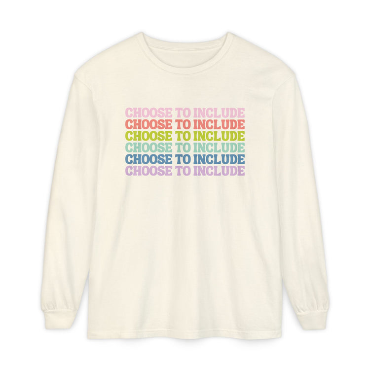 choose to include long sleeve tee