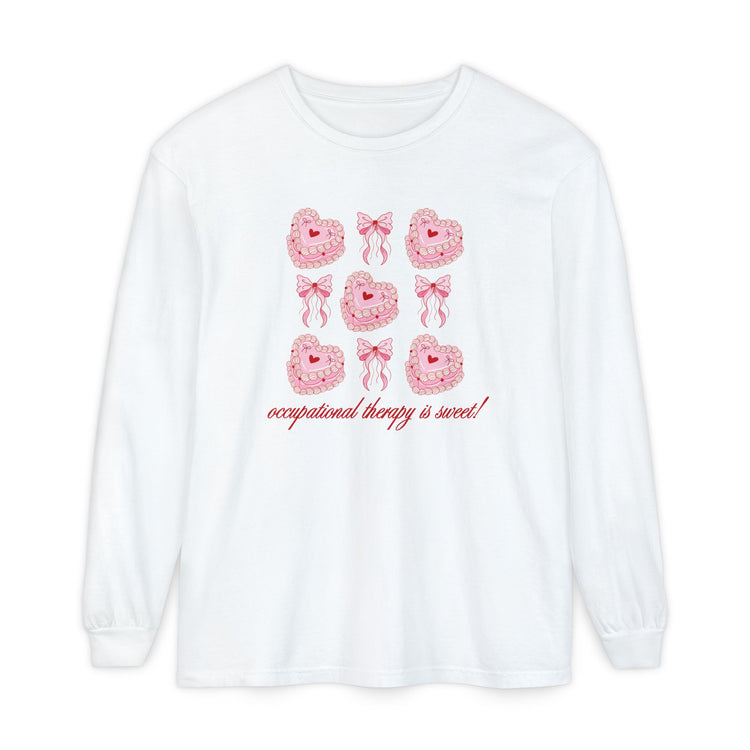 OT is sweet! cake comfort colors long sleeve tee