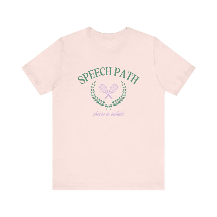 speech path crest short sleeve tee