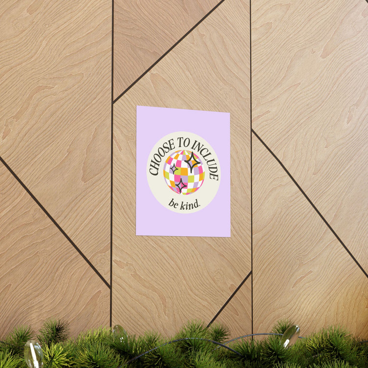 choose to include disco wall poster