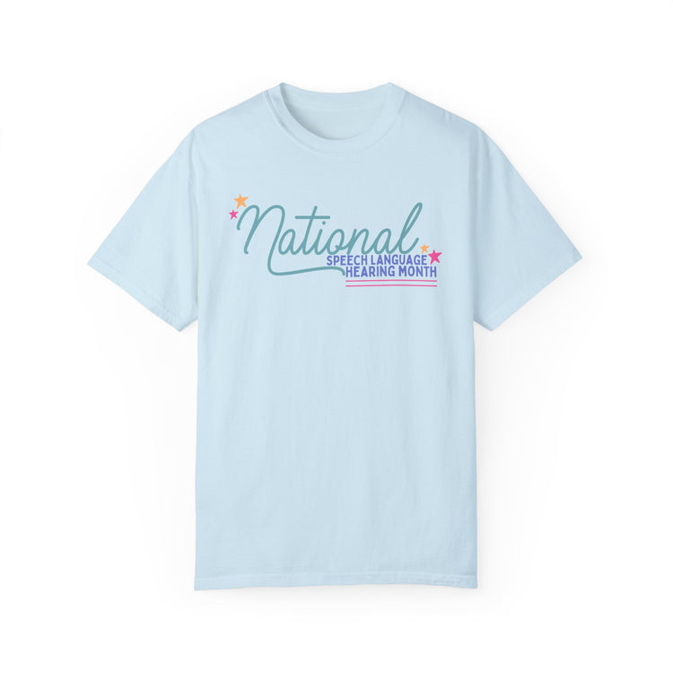 NSLHM stars comfort colors tee