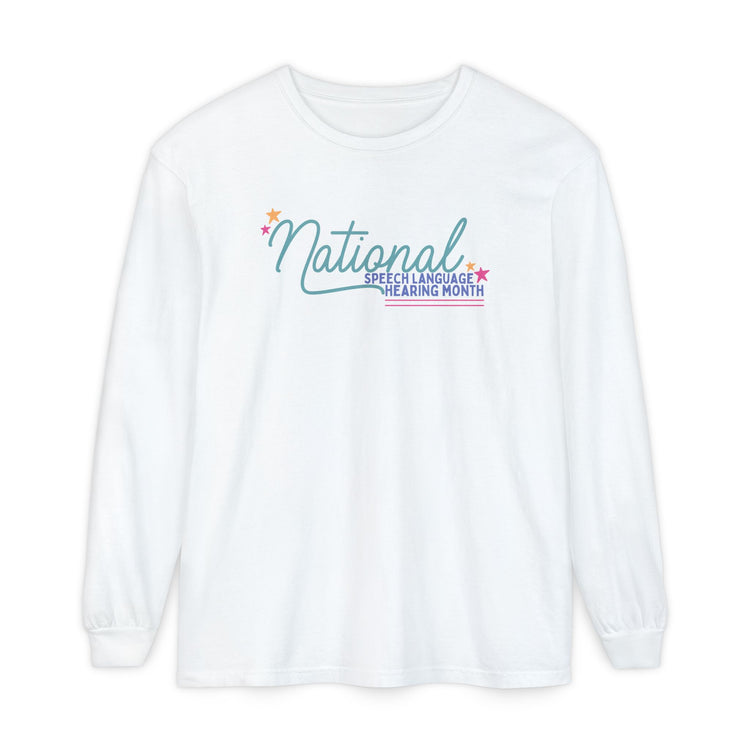 NSLHM stars long sleeve tee