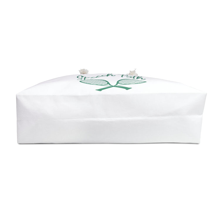 speech path beverly hills oversized tote bag
