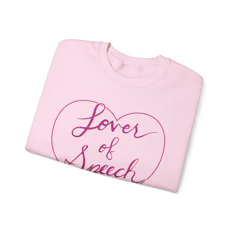 lover of speech crewneck