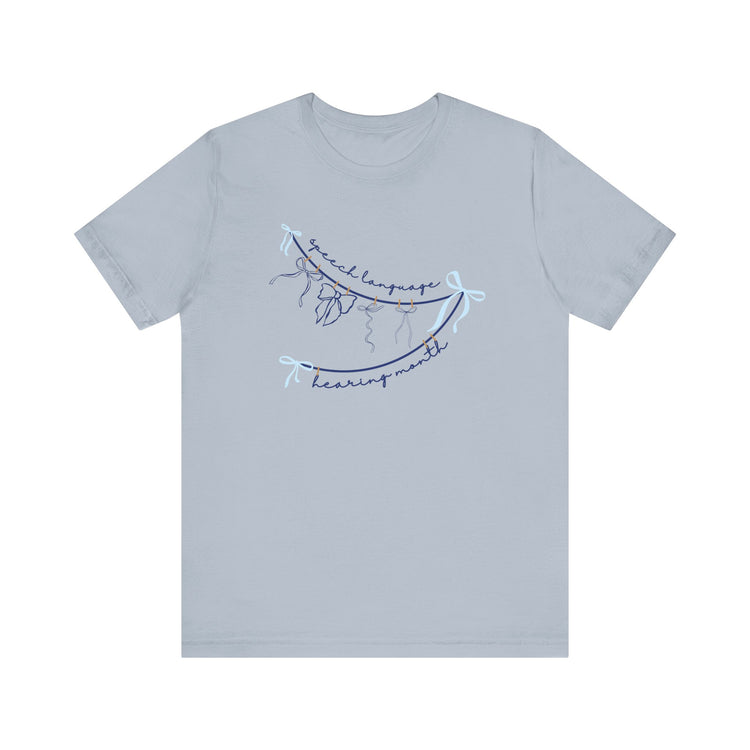 NSLHM bow clothespin tee