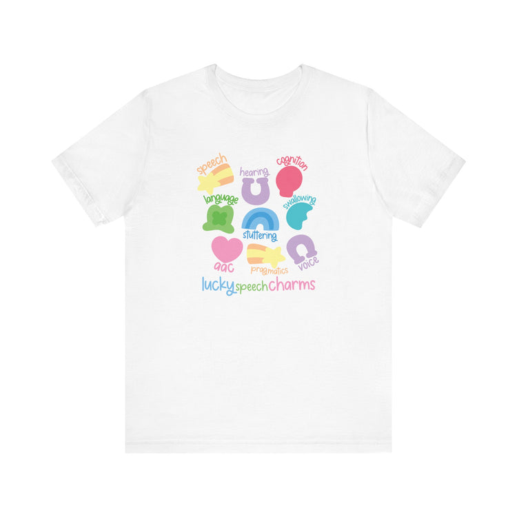 lucky speech charms tee