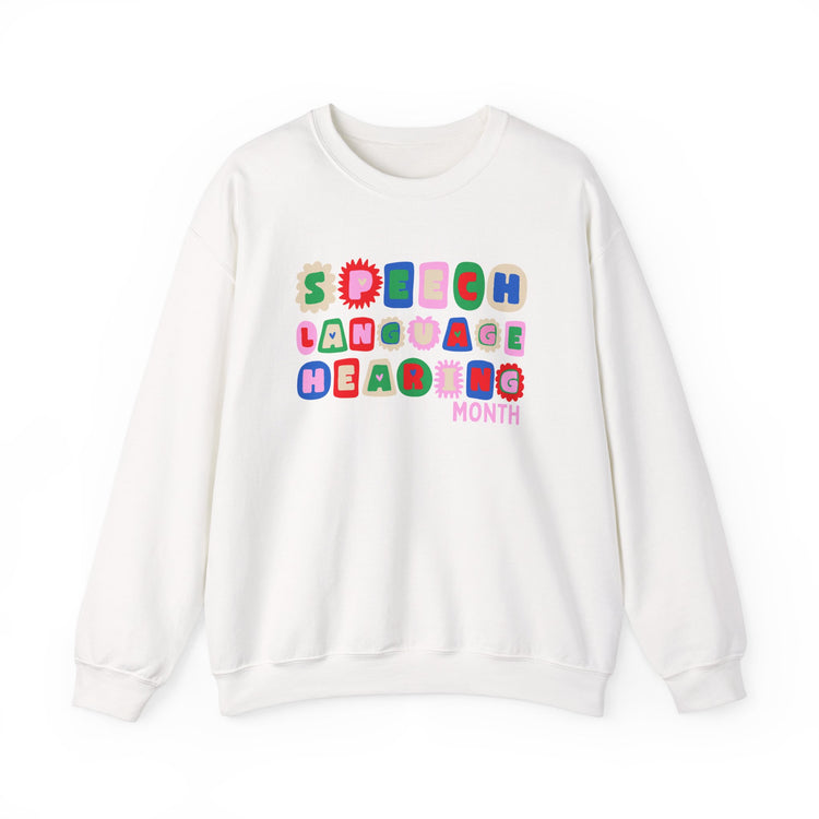 NSLHM block letters crewneck
