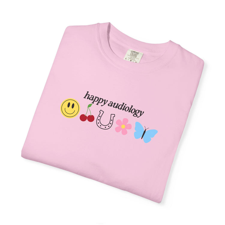 happy audiology comfort colors tee