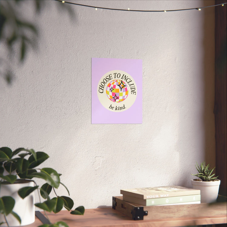 choose to include disco wall poster