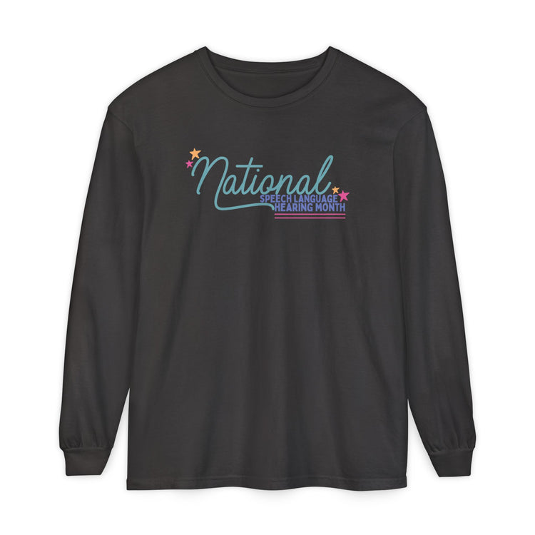NSLHM stars long sleeve tee