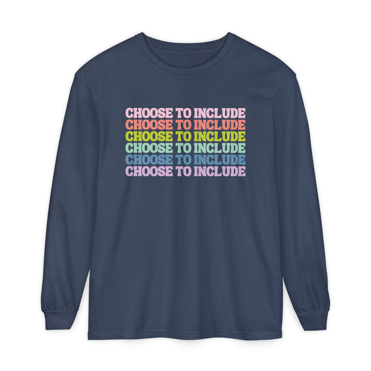 choose to include long sleeve tee