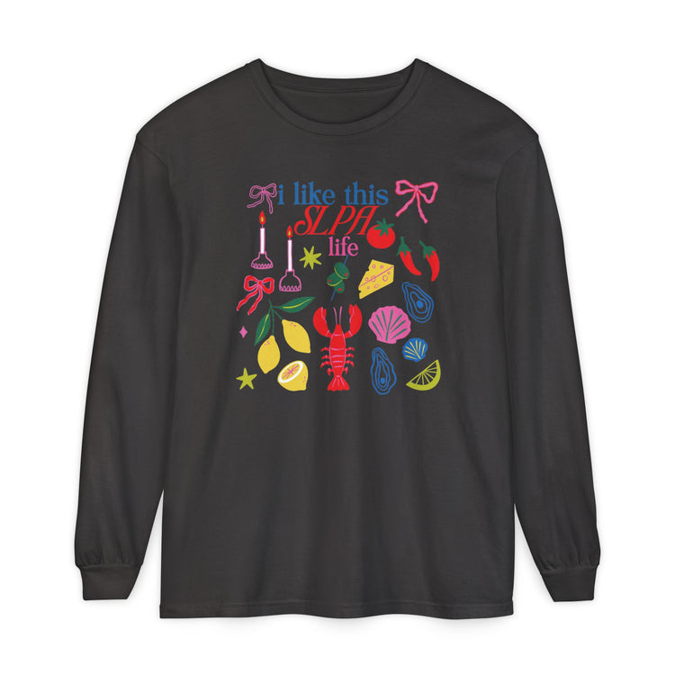 i like this SLPA life comfort colors long sleeve tee