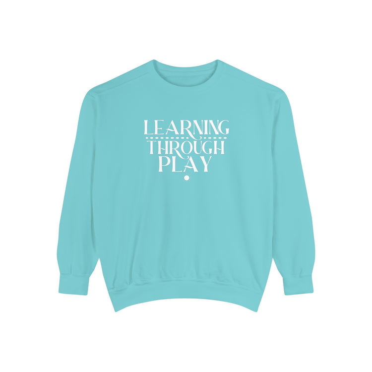 learning through play comfort colors crewneck