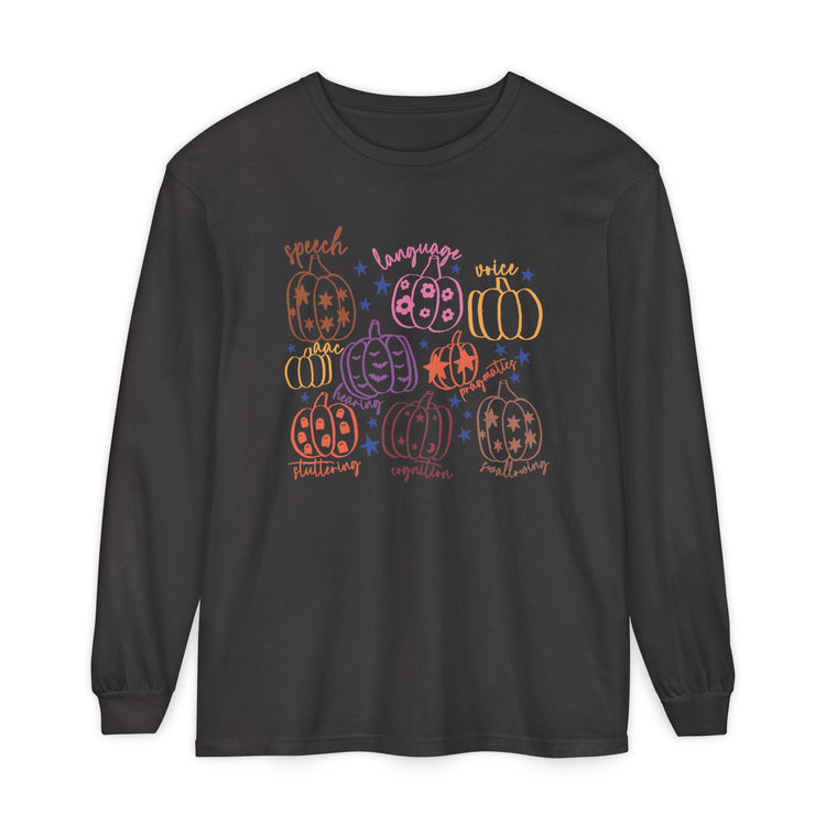 pumpkin slp scope long sleeve tee