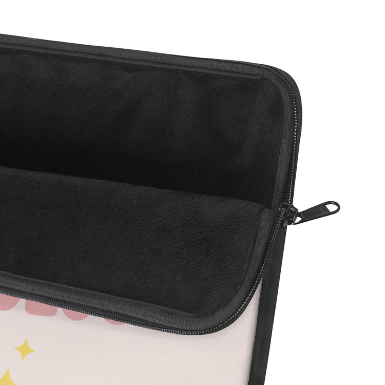 pink block speech language pathology laptop sleeve