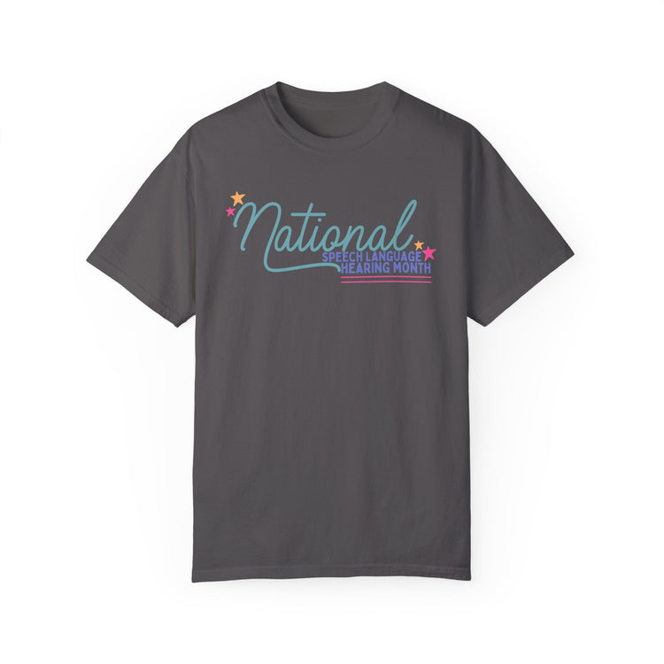 NSLHM stars comfort colors tee