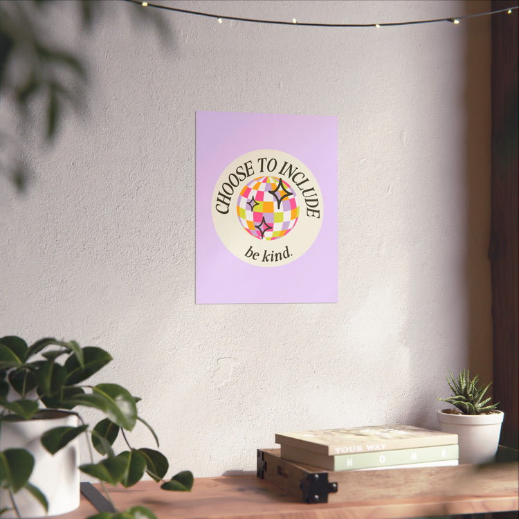 choose to include disco wall poster