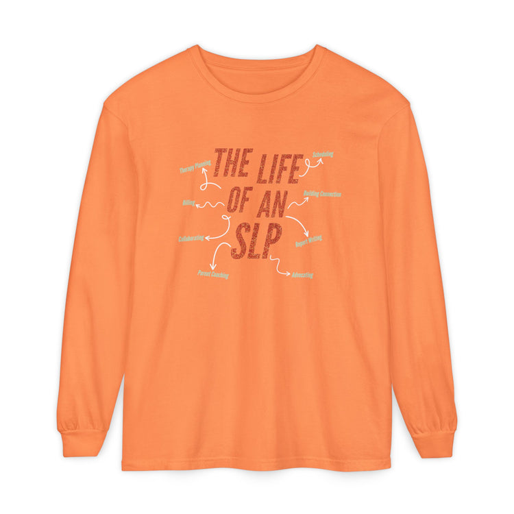life of an SLP long sleeve tee