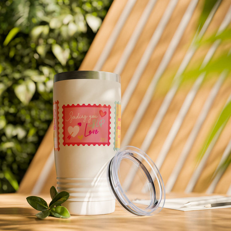 SLP stamps 20oz insulated tumbler