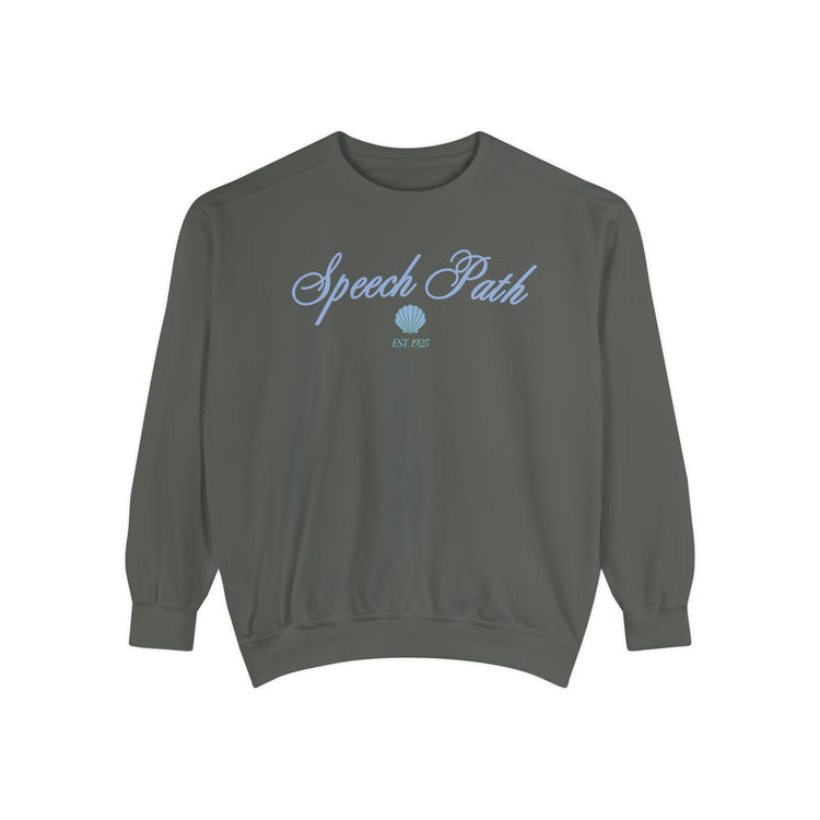 speech path clam comfort colors crewneck