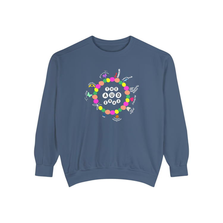 friendship bracelet audiology eras comfort colors crewneck