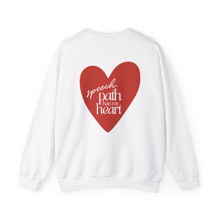 i love speech crewneck