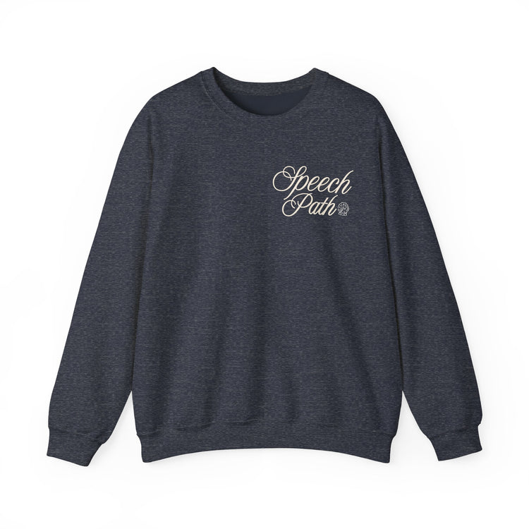 speech path high tides front/back crewneck