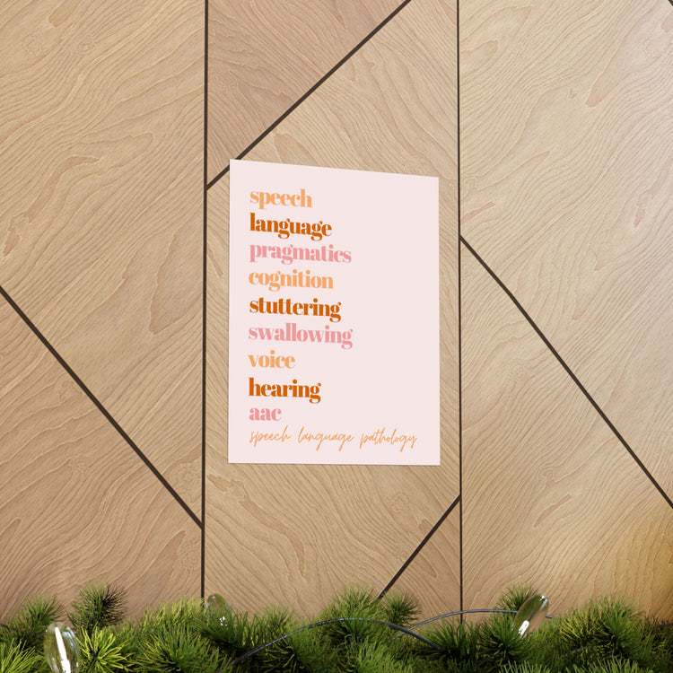 SLP scope pink wall poster