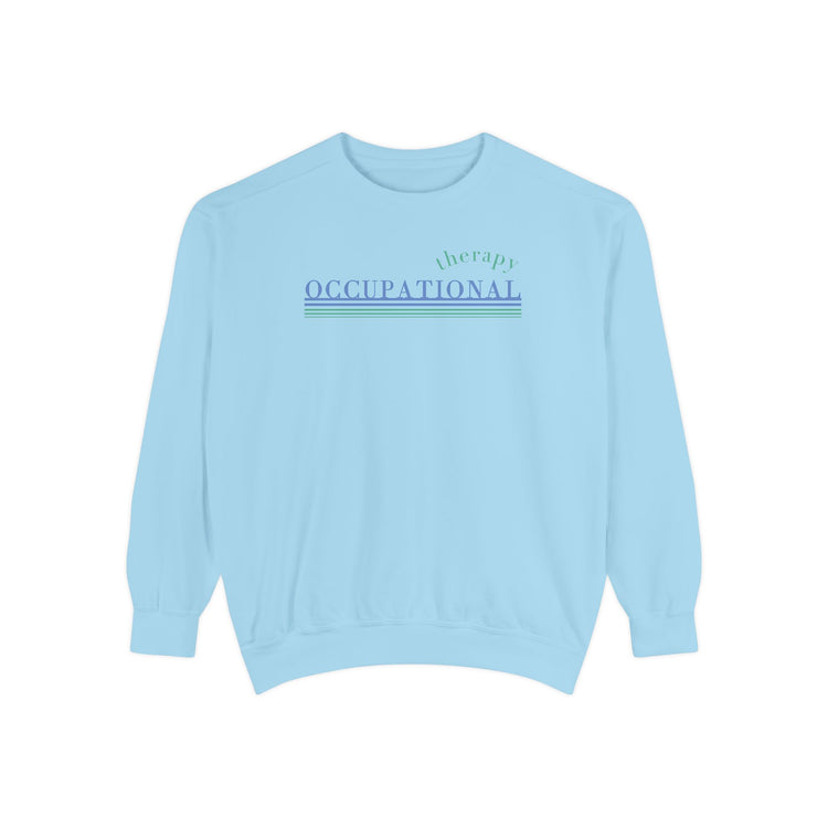OT blue lines comfort colors crewneck