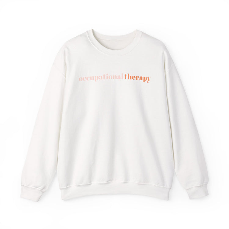 orange simple OT crewneck