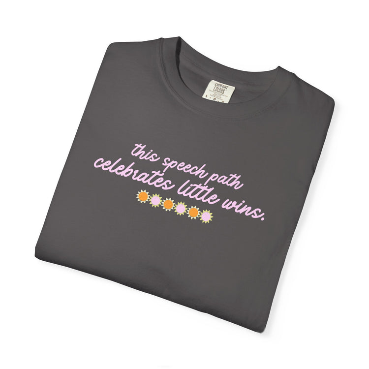speech path little big wins front/back comfort colors tee