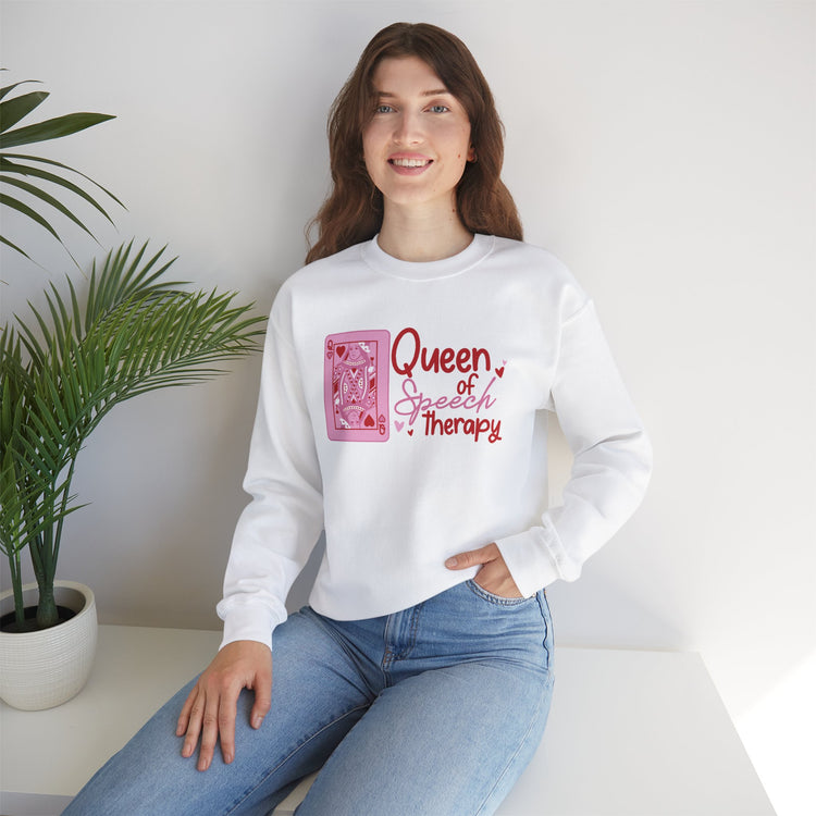 queen of hearts//speech crewneck