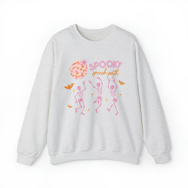 spooky speech disco skeleton crewneck