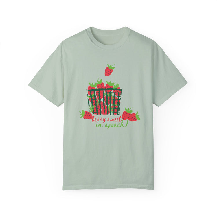 berry sweet in speech! comfort colors tee