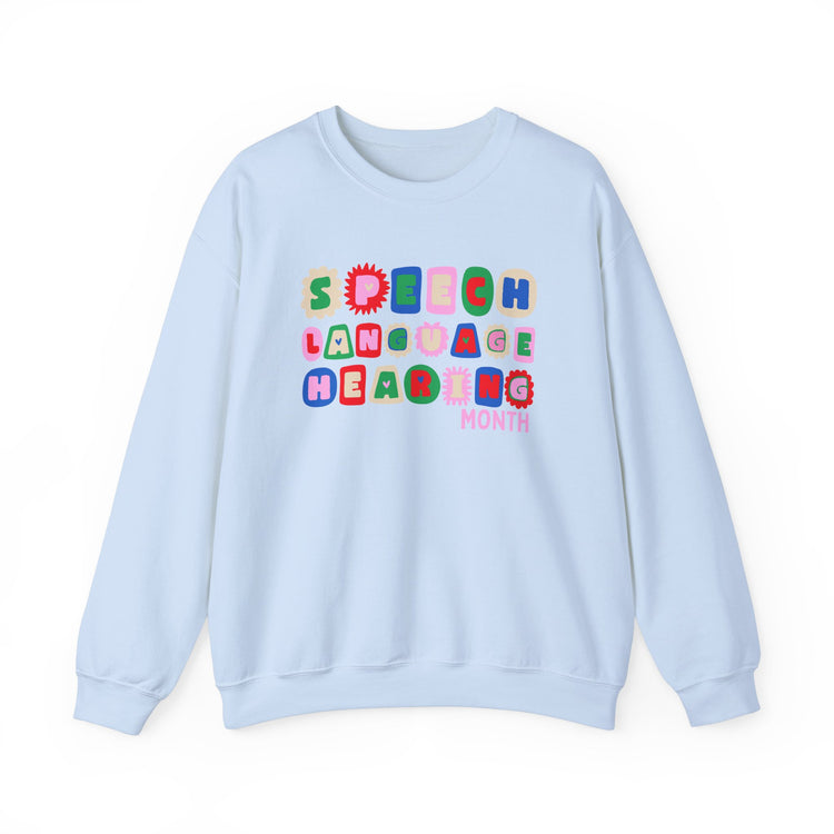 NSLHM block letters crewneck