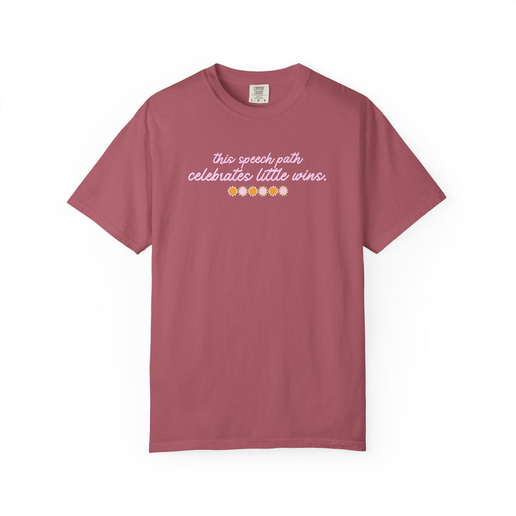 speech path little big wins front/back comfort colors tee