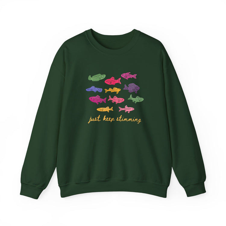 just keep stimming! crewneck