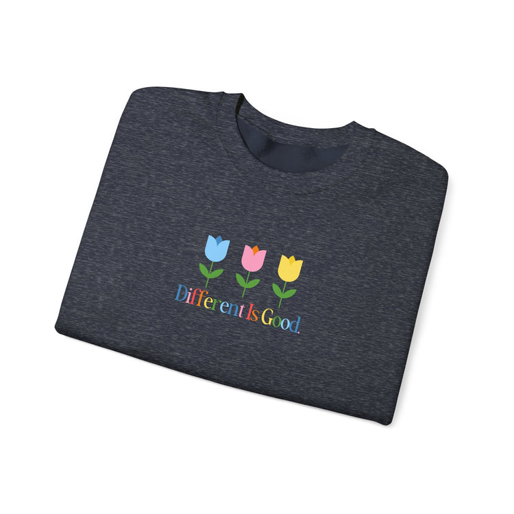 different is good tulips crewneck