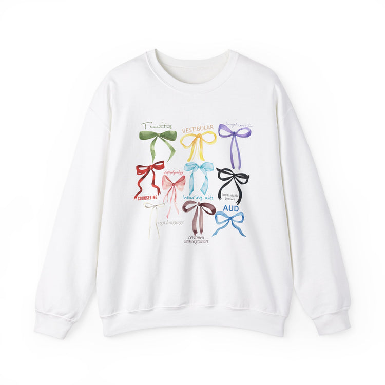 bow AUD era audiology crewneck