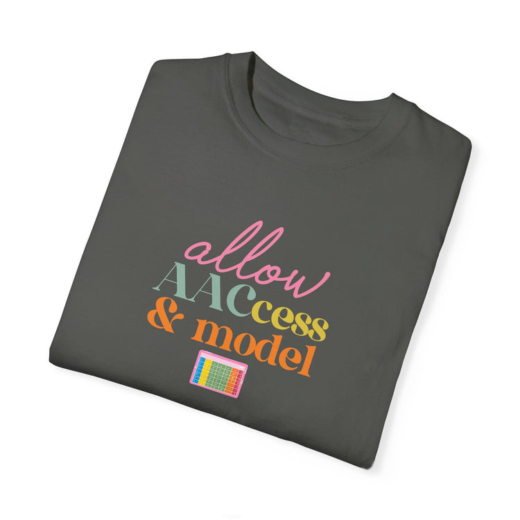 allow AAC access and model comfort colors tee