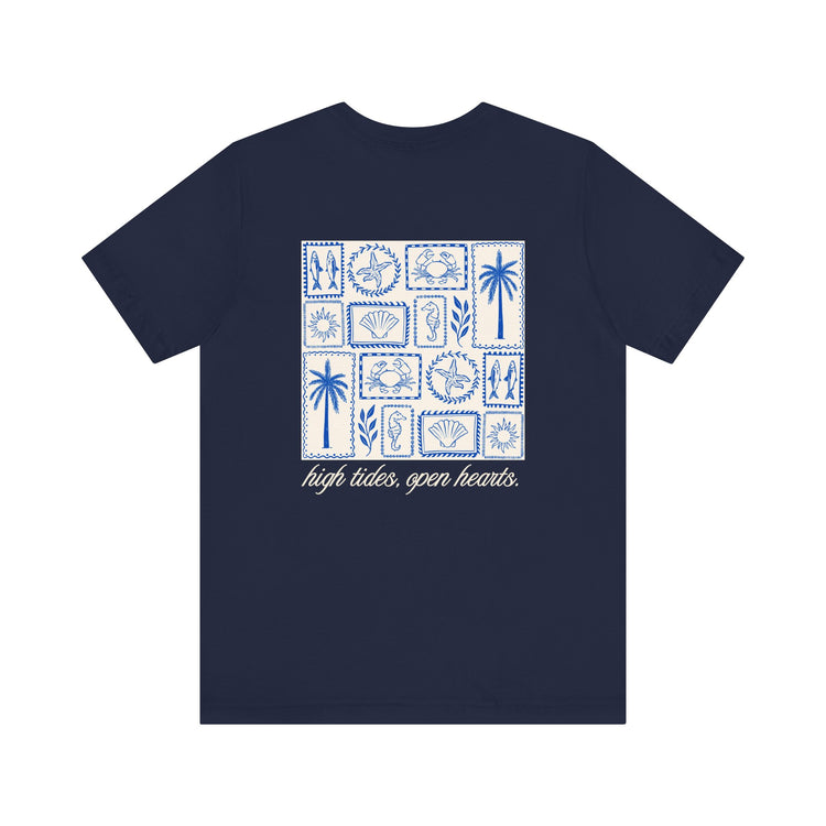 speech path high tides front/back short sleeve tee