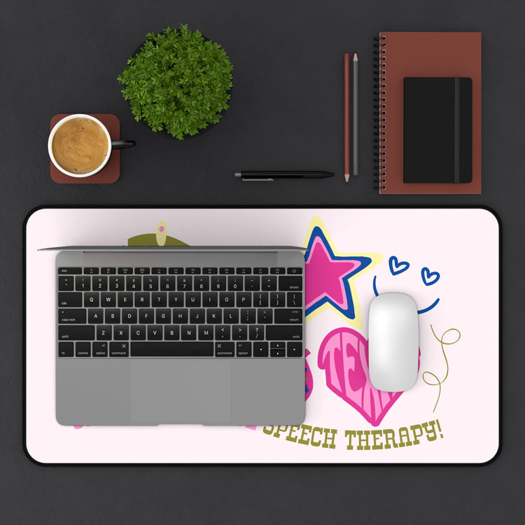 yeehaw texas we love speech therapy desk mat
