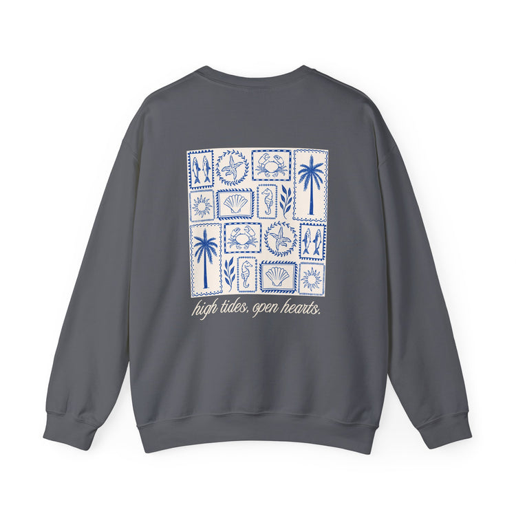 speech path high tides front/back crewneck
