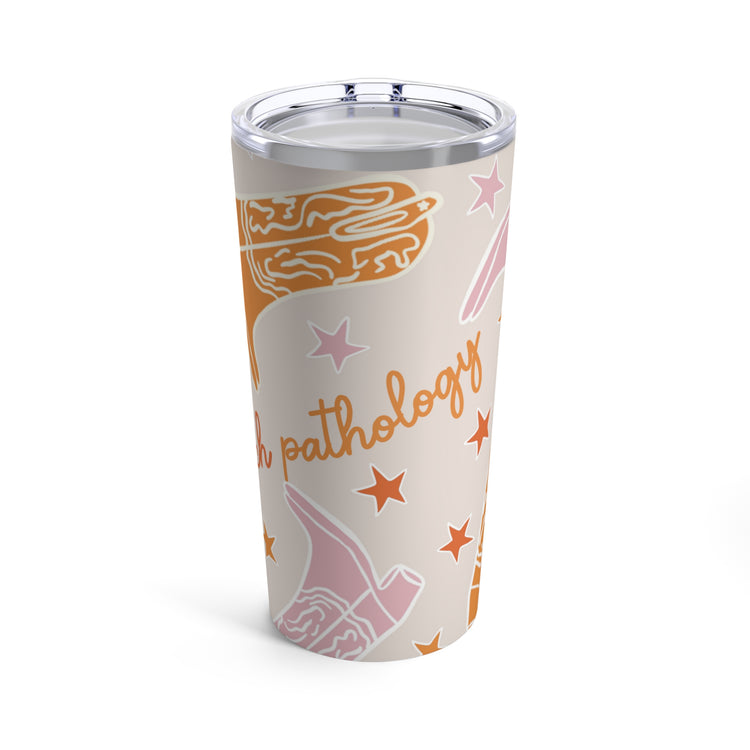 cowboy boots speech pathology tumbler 20oz