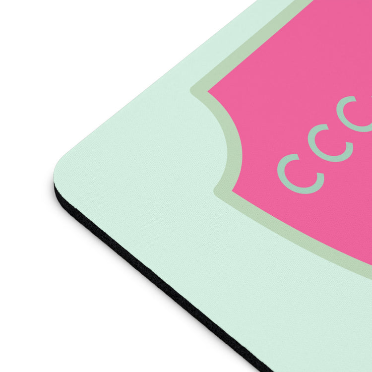 ccc speech path badge mousepad