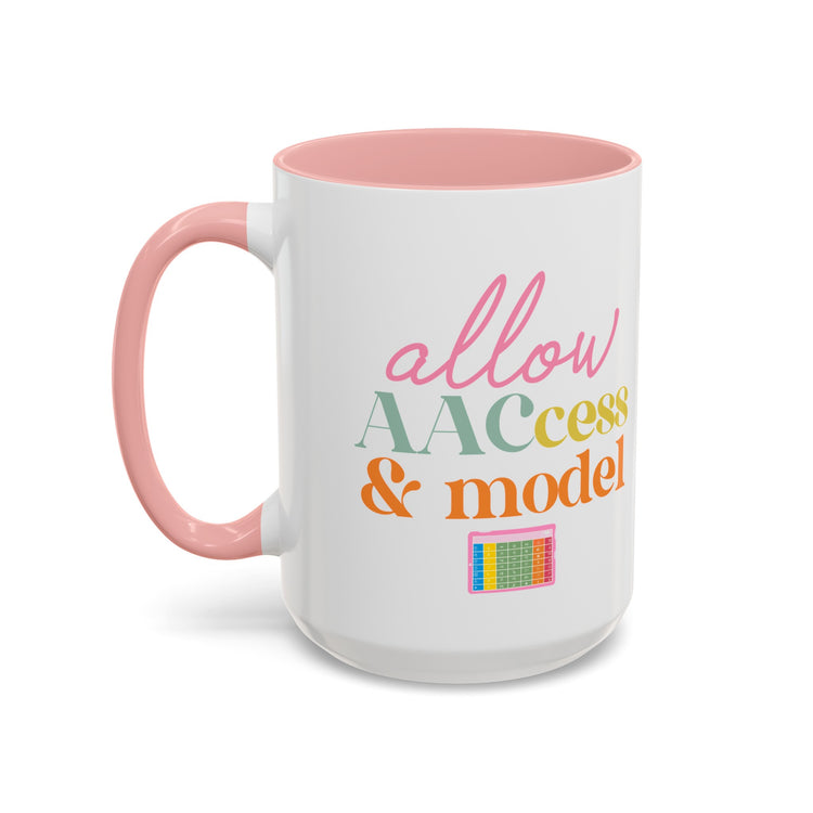 allow AAC access and model mug 11oz