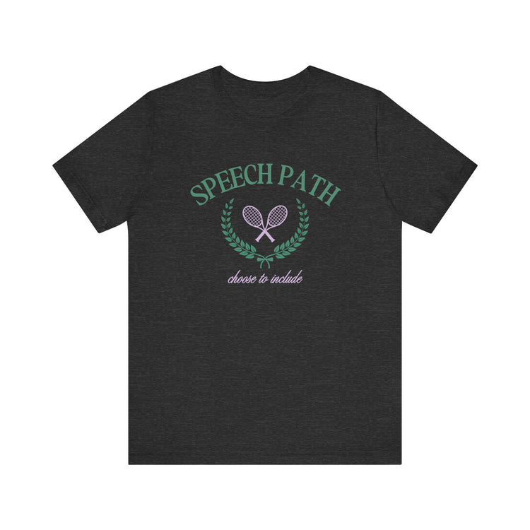 speech path crest short sleeve tee