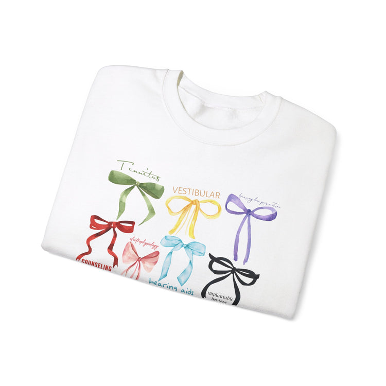 bow AUD era audiology crewneck
